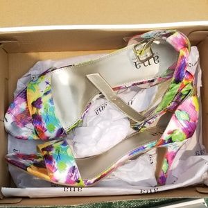 Multi-colored Heels- NWOT